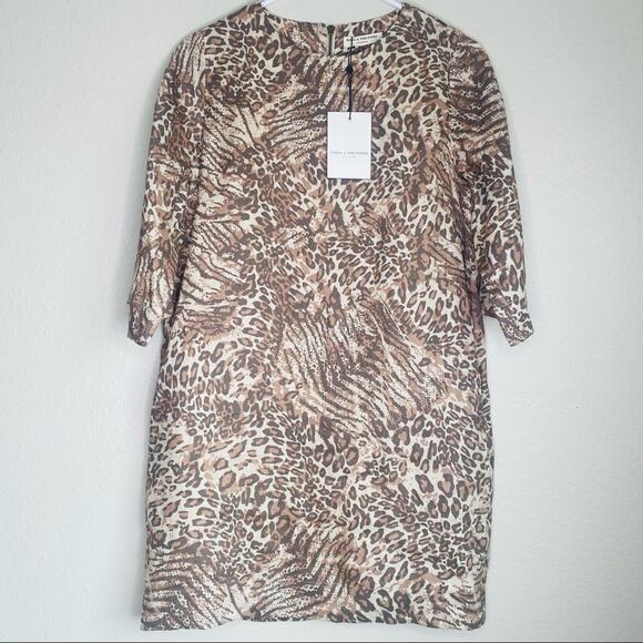 NWT SPELL & The Gypsy Ada Leopard Tunic Mini Dress - Picture 5 of 14